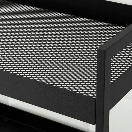 IKEA NISSAFORS WÓZEK KUCHENNY ORGANIZER CZARNY - obrazek 5