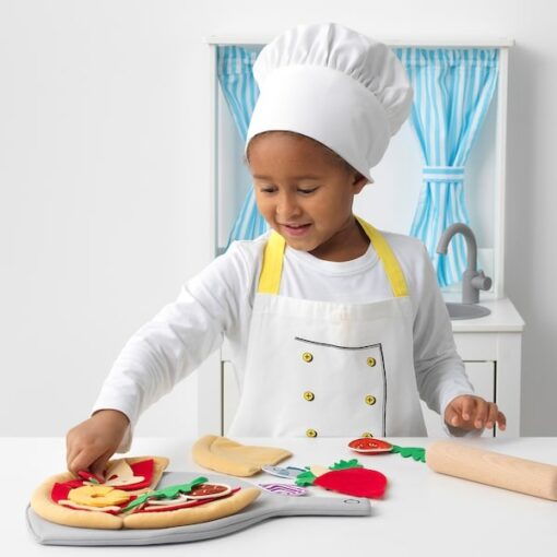 IKEA DUKTIG ZESTAW DO PIZZY PLUSZOWY 24 ELEMENTY - obrazek 4