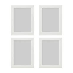 IKEA FISKBO ZESTAW RAMKA NA ZDJĘCIA RAMA 13x18 CM BIAŁA 4 SZT.