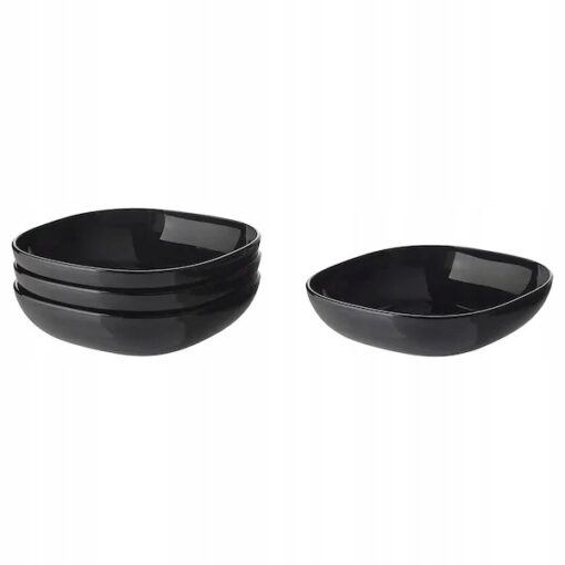 IKEA BACKIG ZESTAW TALERZ GŁĘBOKI 4 SZT. 20 CM