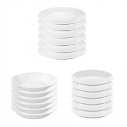 IKEA OFTAST ZESTAW TALERZY I MISEK ZASTAWA STOŁOWA 18 SZT.
