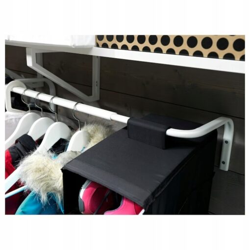 IKEA MULIG DRĄŻEK NA UBRANIA BIAŁY 60-90 CM - obrazek 4