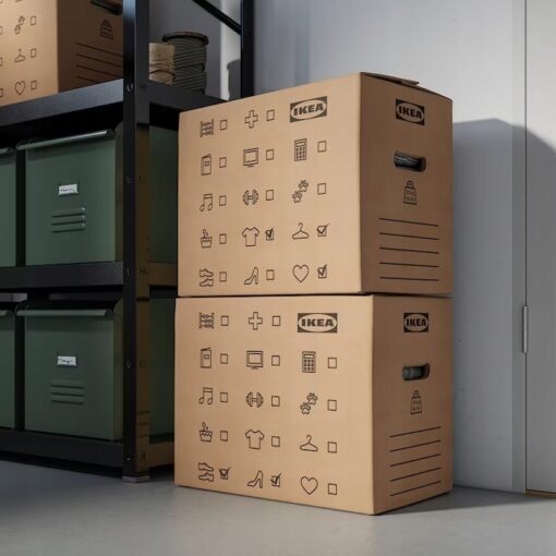 IKEA DUNDERGUBBE KARTON PUDEŁKO PRZEPROWADZKA 54L - obrazek 2