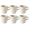IKEA FARGKLAR KUBEK BEŻOWY 370 ML ZESTAW 6 SZT.