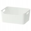 IKEA VARIERA PUDEŁKO Z UCHWYTAMI BIAŁE 34x24 cm