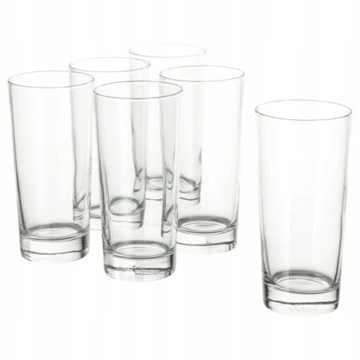 IKEA GODIS SZKLANKA 400 ML KOMPLET 6 SZT.