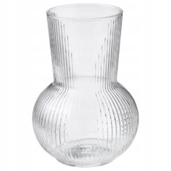 IKEA PADRAG WAZON SZKLANY BEZBARWNY 17 cm