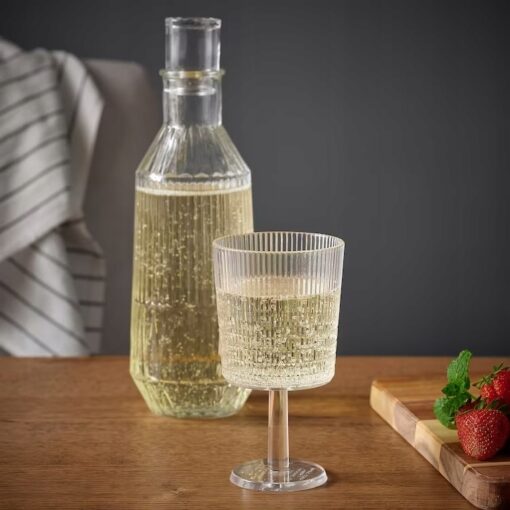 IKEA KALLSINNIG KIELISZEK DO WINA BEZBARWNY 320 ML - obrazek 3