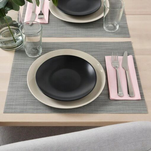 IKEA FARGKLAR SERWIS ZESTAW TALERZY MATOWE 24 SZT - obrazek 5