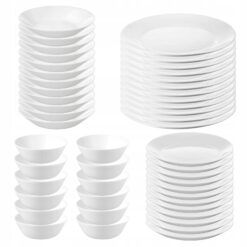 IKEA OFTAST ZESTAW TALERZY I MISEK ZASTAWA 48 SZT.