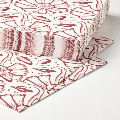 IKEA SOMMARFLADER SERWETKI W KWIATY 33x33 30 SZT. - obrazek 5