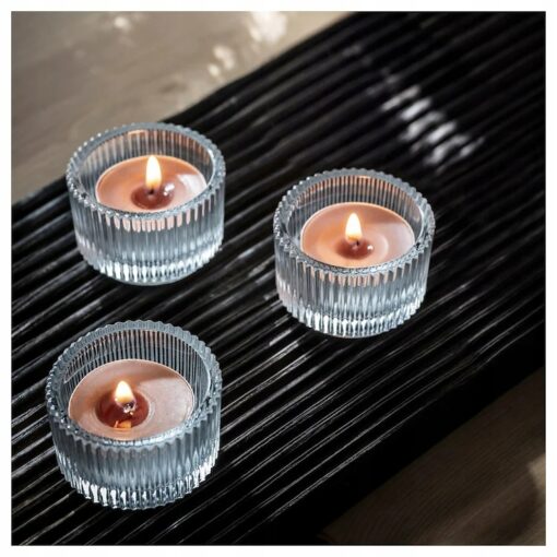 IKEA ADLAD ZESTAW ŚWIECZEK TEALIGHT - ZAPACH LASU/OGNISKA 60 SZT - obrazek 5