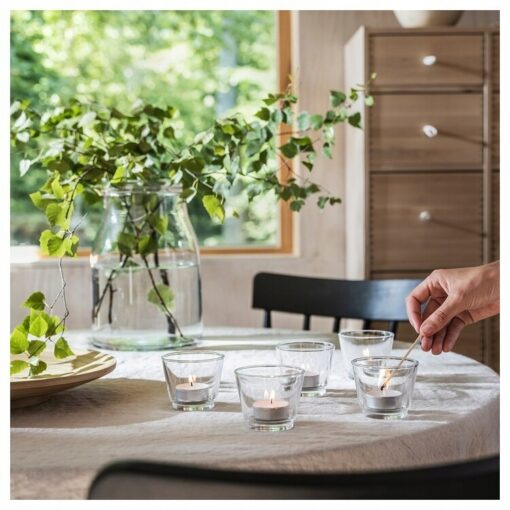 IKEA ADLAD ŚWIECZKI TEALIGHT PACHNĄCE ZAPACH LASU 30 SZT. - obrazek 2