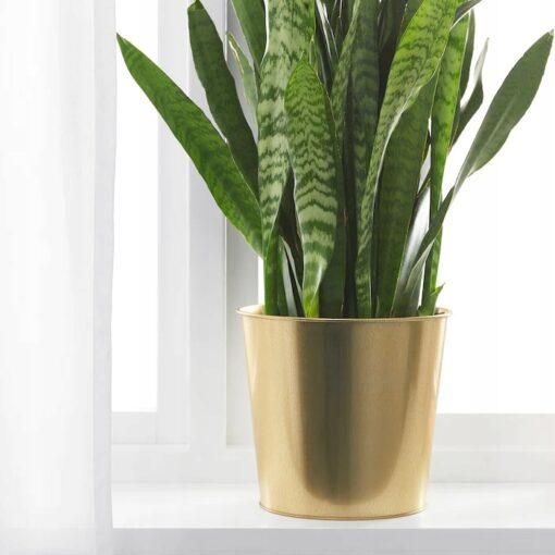 IKEA DAIDAI OSŁONKA DONICZKI KOLOR MOSIĄDZU 19 cm - obrazek 2