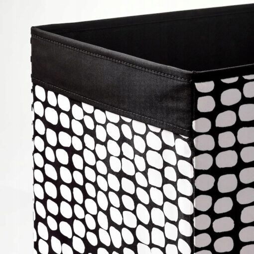IKEA DRONA WKŁAD CZARNO-BIAŁY WZÓR 3 SZT. - DO REGAŁU KALLAX - obrazek 5