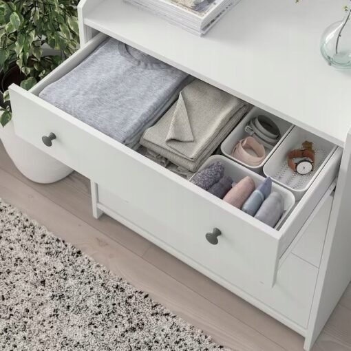 IKEA NOJIG ORGANIZER BIUROWY BIAŁY 10x20x5 CM - obrazek 3