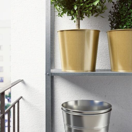 IKEA DAIDAI OSŁONKA DONICZKI KOLOR MOSIĄDZU 19 cm - obrazek 3