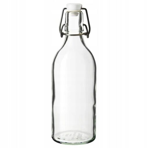 IKEA KORKEN 3 X BUTELKA Z KAPSLEM SZKŁO 500 ML 3 SZTUKI - obrazek 2