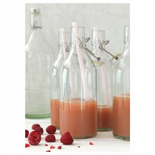 IKEA KORKEN 3 X BUTELKA Z KAPSLEM SZKŁO 500 ML 3 SZTUKI - obrazek 4