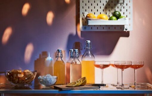 IKEA KORKEN 3 X BUTELKA Z KAPSLEM SZKŁO 500 ML 3 SZTUKI - obrazek 5