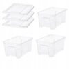 IKEA SAMLA ZESTAW 3 X PUDEŁKO POJEMNIK Z POKRYWKĄ 28x19x14CM