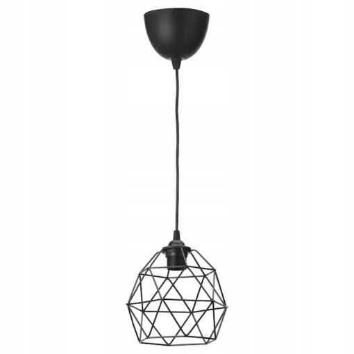 IKEA BRUNSTA / HEMMA LAMPA WISZĄCA CZARNA 20 CM