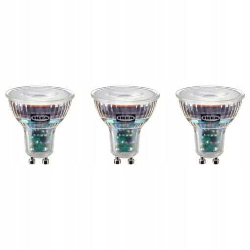 IKEA SOLHETTA ŻARÓWKA LED GU10 230 LM - 3 SZT.