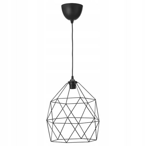 IKEA BRUNSTA / HEMMA LAMPA WISZĄCA CZARNA 30 CM