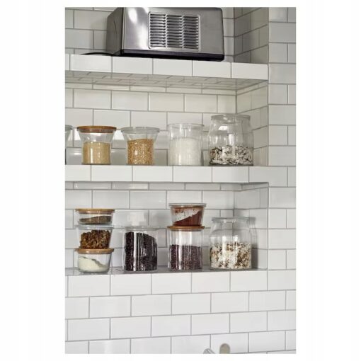 IKEA 365+ POJEMNIK NA ŻYWNOŚĆ Z POKRYWKĄ SZKŁO 400 ML - obrazek 4