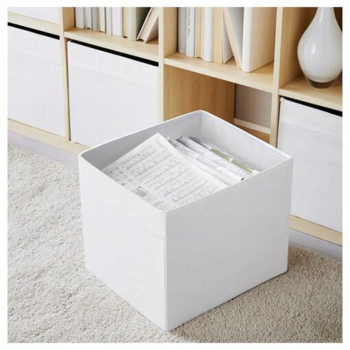 IKEA DRONA WKŁAD BIAŁY 3 SZT. - DO REGAŁU KALLAX - obrazek 2