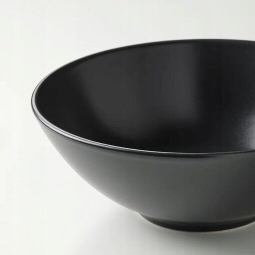 IKEA FARGKLAR ZESTAW MISEK MISKA 4 SZT CZARNE MAT 16 CM - obrazek 3