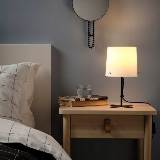 IKEA BARLAST LAMPA STOŁOWA CZARNA 31 CM - obrazek 5