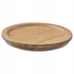 IKEA 365+ POKRYWKA OKRĄGŁA DO POJEMNIKÓW BAMBUSOWA 14 cm
