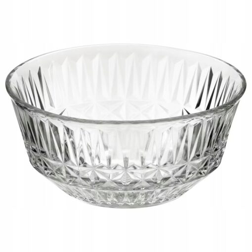 IKEA SALLSKAPLIG MISKA SZKLANA ZE WZOREM 15 CM