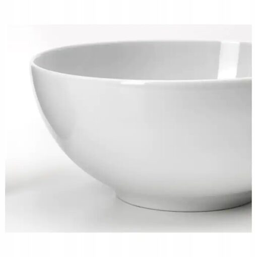 IKEA 365+ MISKA Z ZAOKRĄGLONYMI BOKAMI BIAŁA 13 cm - obrazek 5