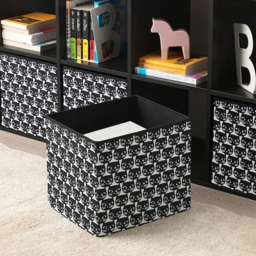 IKEA DRONA WKŁAD CZARNO-BIAŁY W KOTY 3 SZT. - DO REGAŁU KALLAX - obrazek 2