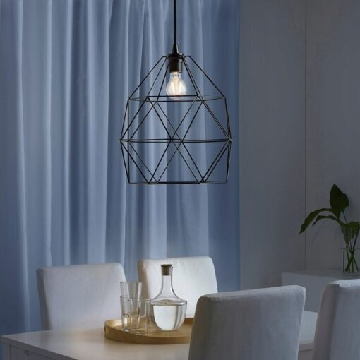IKEA BRUNSTA / HEMMA LAMPA WISZĄCA CZARNA 30 CM - obrazek 2