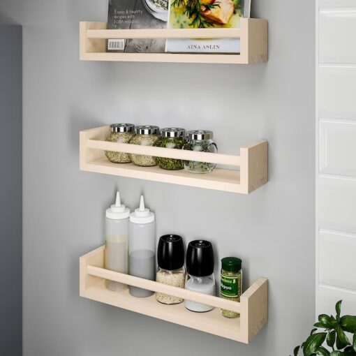 IKEA BEKVAM UCHWYT / PÓŁKA NA PRZYPRAWY DREWNIANA - obrazek 3