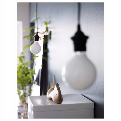 IKEA HEMMA OPRAWKA Z KABLEM CZARNA 1.8 m - obrazek 3