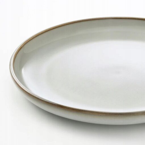 IKEA GLADELIG 4X TALERZYK SZARY 20 CM - obrazek 2