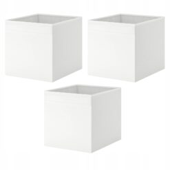 IKEA DRONA WKŁAD BIAŁY 3 SZT. - DO REGAŁU KALLAX