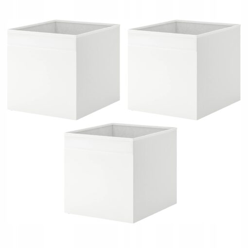 IKEA DRONA WKŁAD BIAŁY 3 SZT. - DO REGAŁU KALLAX