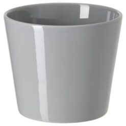 IKEA SKOGSVINBAR OSŁONKA DONICZKI SZARA 12 CM