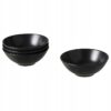IKEA FARGKLAR ZESTAW MISEK MISKA 4 SZT CZARNE MAT 16 CM