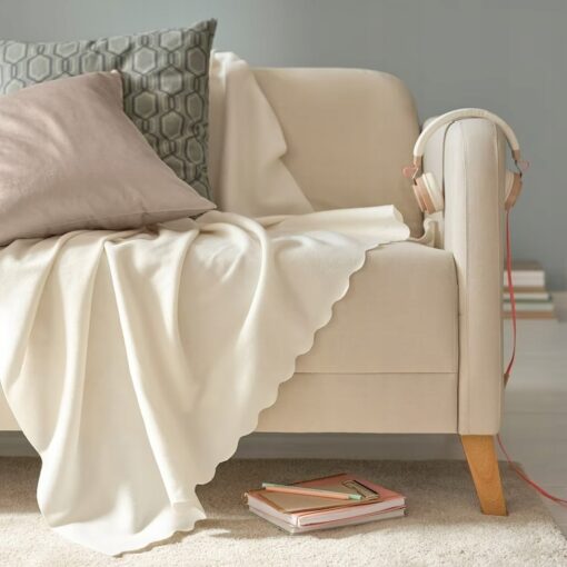 IKEA THORGUN PLED / KOC KREMOWY 120x160 CM - obrazek 4