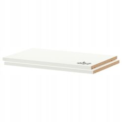 IKEA UTRUSTA PÓŁKA ŚCIENNA BIAŁA 60x37 cm 2 SZTUKI