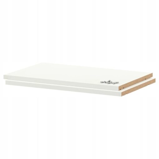 IKEA UTRUSTA PÓŁKA ŚCIENNA BIAŁA 60x37 cm 2 SZTUKI
