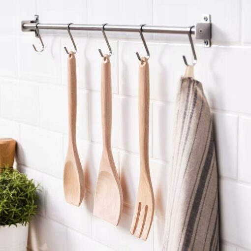 IKEA RORT ŁOPATKA DO WOKA DREWNIANA 31 CM - obrazek 3