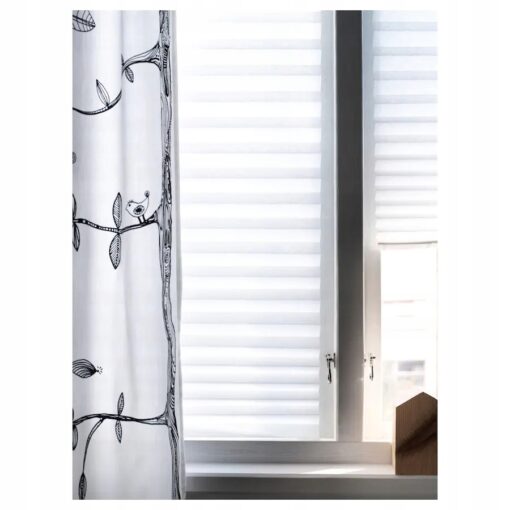 IKEA SCHOTTIS ROLETA ŻALUZJA PANELOWA PLIS BIAŁA 90x190 cm - obrazek 6