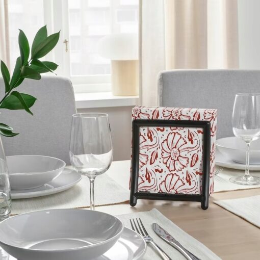 IKEA SOMMARFLADER SERWETKI W KWIATY 33x33 30 SZT. - obrazek 2